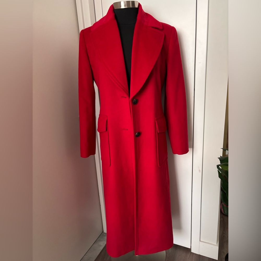 Red Wool Coat